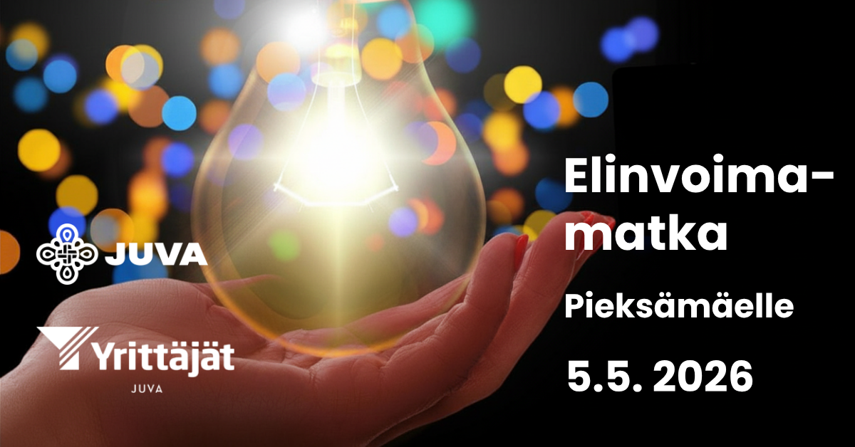 Elinvoimamatkalta eväitä yrittäjyyteen